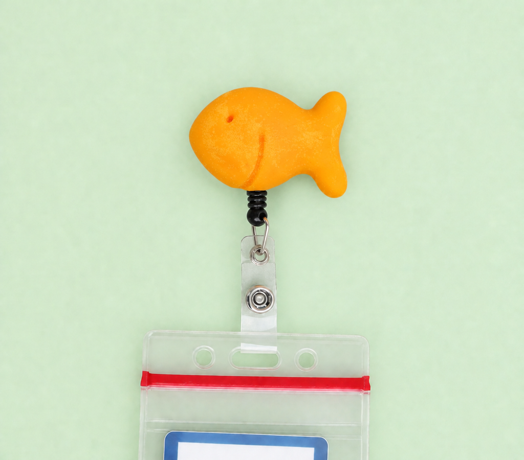 Goldfish Badge Reel Holder