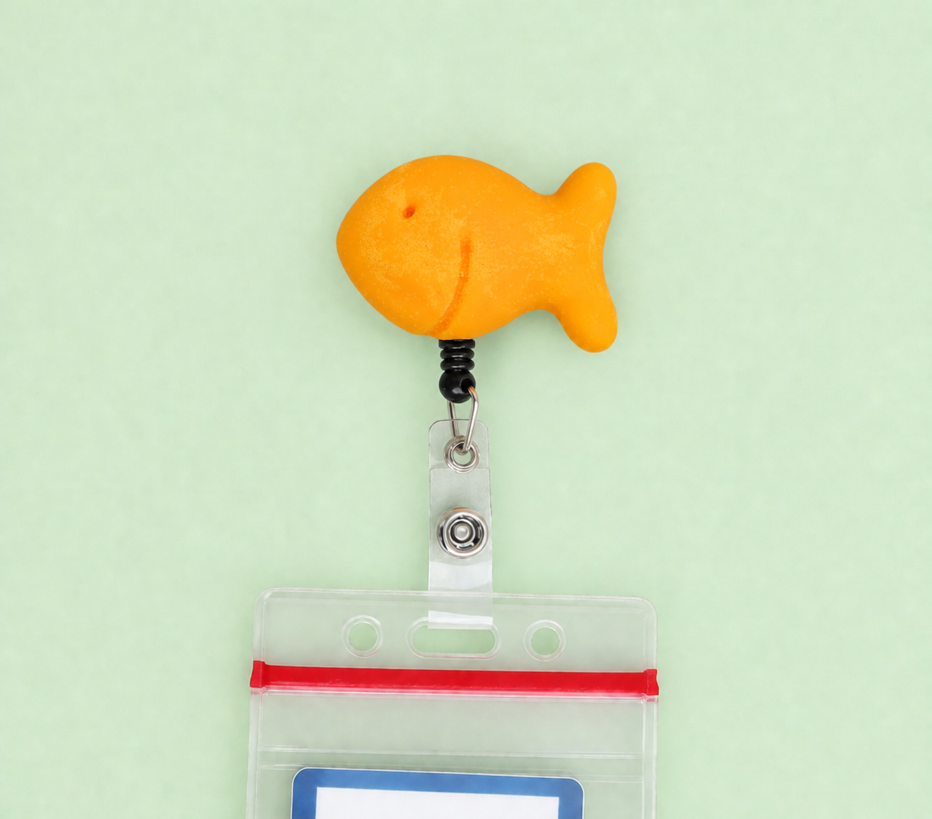 Goldfish Badge Reel Holder