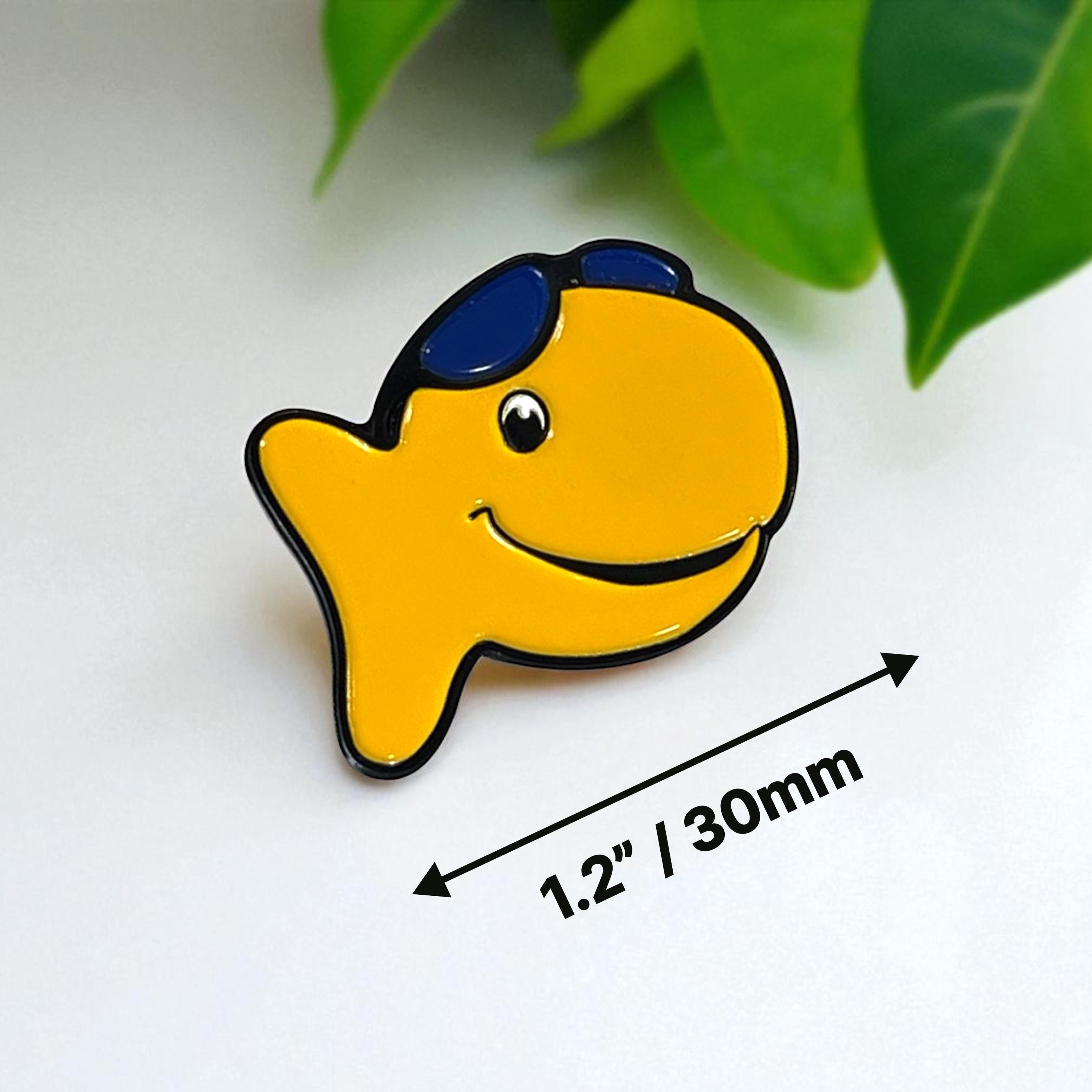 Goldfish Guy Pin