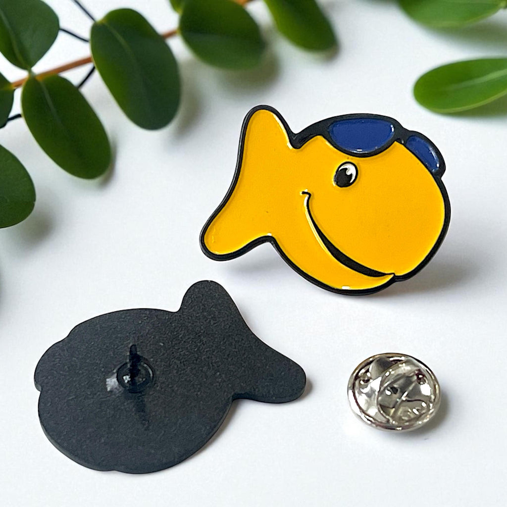 Goldfish Guy Pin