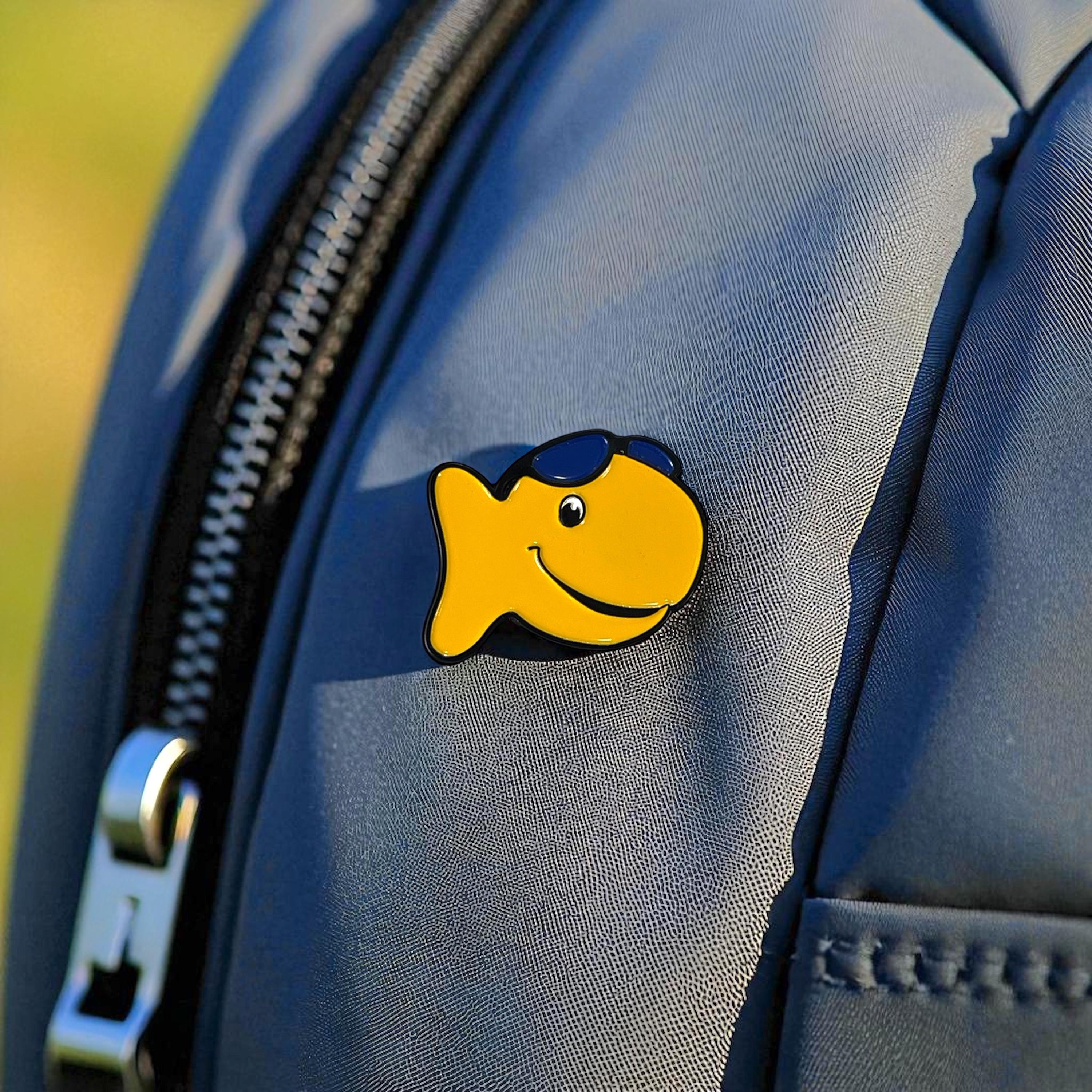 Goldfish Guy Pin
