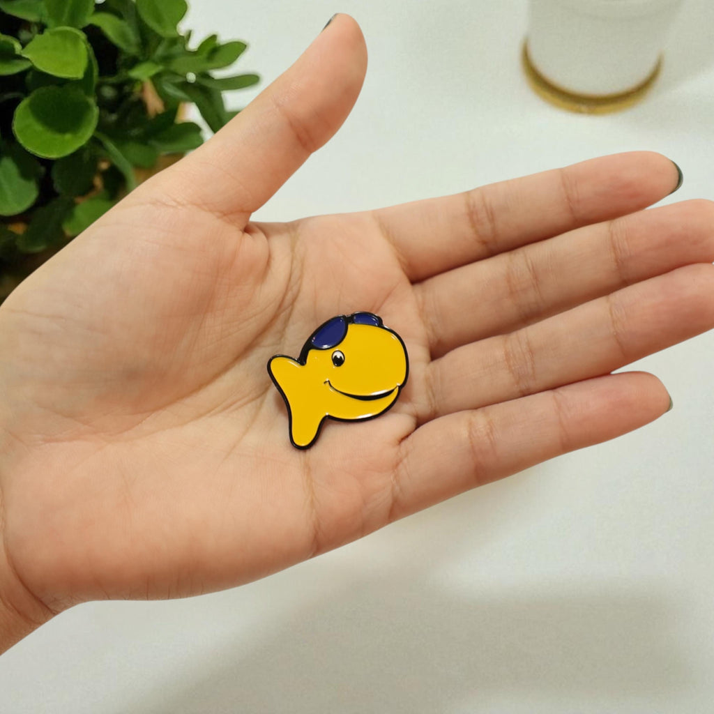 Goldfish Guy Pin
