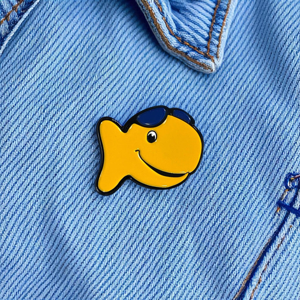 Goldfish Guy Pin
